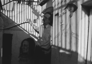 Ballybough Portraits exhibition Dublin showing a portrait photograph from Colm Pierce’s series