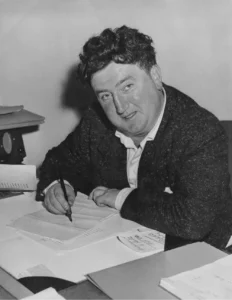 Brendan Behan writing