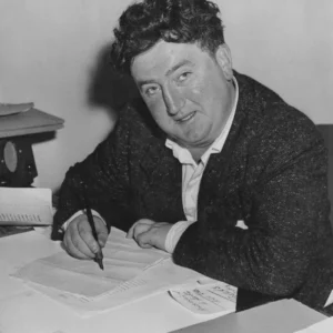 Brendan Behan writing