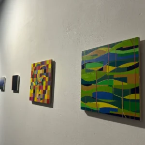 Expressive figurative artwork featured in the Interrupted Collective exhibition in Dublin