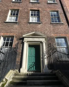 Georgian building near Kings Inns on Henrietta Street featured in the Dublin Golden Age walking tour